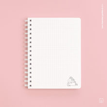 Cuaderno anillado + 1 lámina de stickers | Tamaño A5 | Hojas de puntos | Coquette