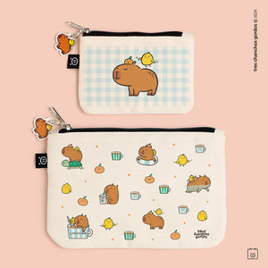 Pack estuches | Estuche midi + Estuche mini | Elige tu diseño | Capybara