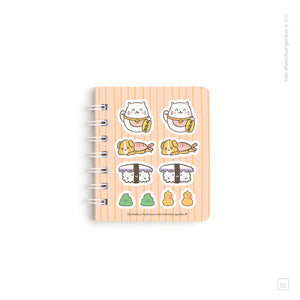 Libreta anillada pocket | Hojas de puntos | Sushi