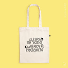 Bolso | Tote bag | Paciencia