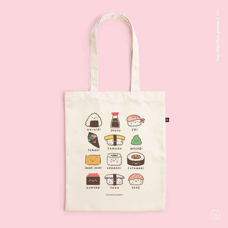 Bolso | Tote bag | Cute sushi