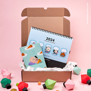 Pack Elfo (Calendario de escritorio + libreta)