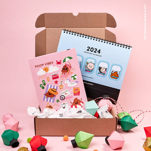 Pack Noel (Calendario de escritorio + bloc)
