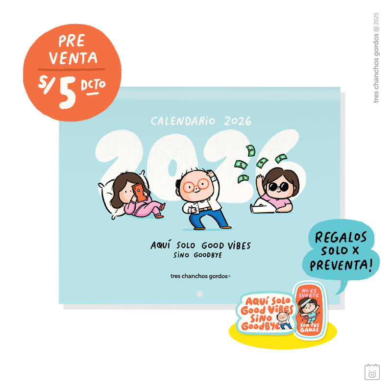 Calendario de Pared 2026 | ¡PREVENTA!