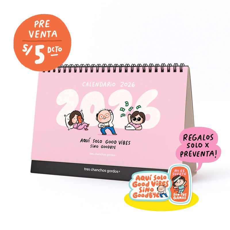 Calendario de Escritorio 2026 | ¡PREVENTA!