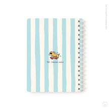 Cuaderno anillado + 1 lámina de stickers | Tamaño A5 | Hojas de puntos | Good vibes