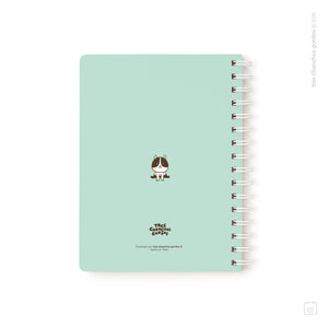 Cuaderno anillado + 1 lámina de stickers | Tamaño A5 | Hojas de puntos | Moto