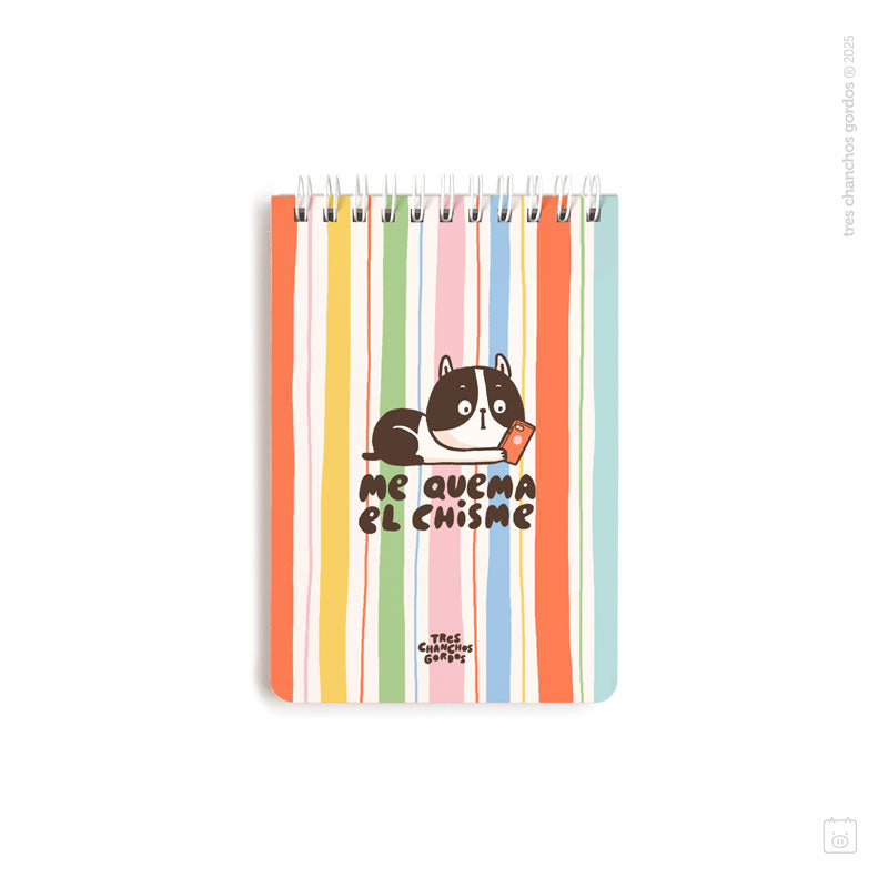 Libreta anillada | Tamaño A6 | Hojas de puntos | Chisme