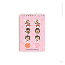 Libreta anillada | Tamaño A6 | Hojas de puntos | Feliz