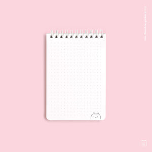 Libreta anillada | Tamaño A6 | Hojas de puntos | Happy day