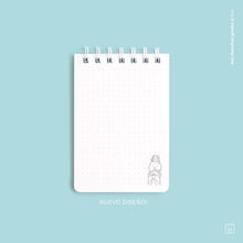 Libreta anillada | Tamaño A6 | Hojas de puntos | Capybara