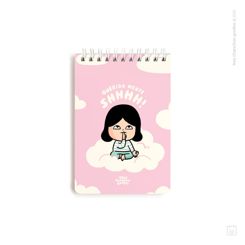 Libreta anillada | Tamaño A6 | Hojas de puntos | Mente