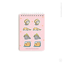 Libreta anillada | Tamaño A6 | Hojas de puntos | Gatos