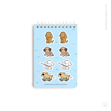 Libreta anillada | Tamaño A6 | Hojas de puntos | Perritos