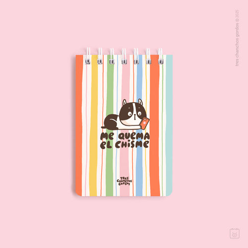 Libreta anillada | Tamaño A6 | Hojas de puntos | Chisme