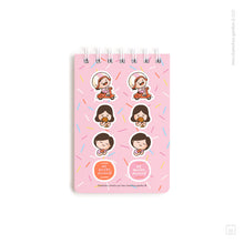 Libreta anillada | Tamaño A6 | Hojas de puntos | Feliz