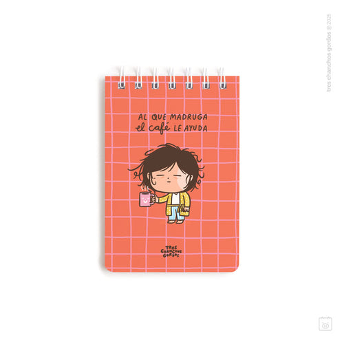 Libreta anillada | Tamaño A6 | Hojas de puntos | Madruga
