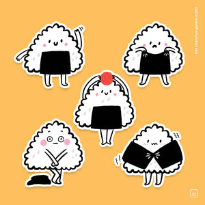 Pack de Stickers Onigiri