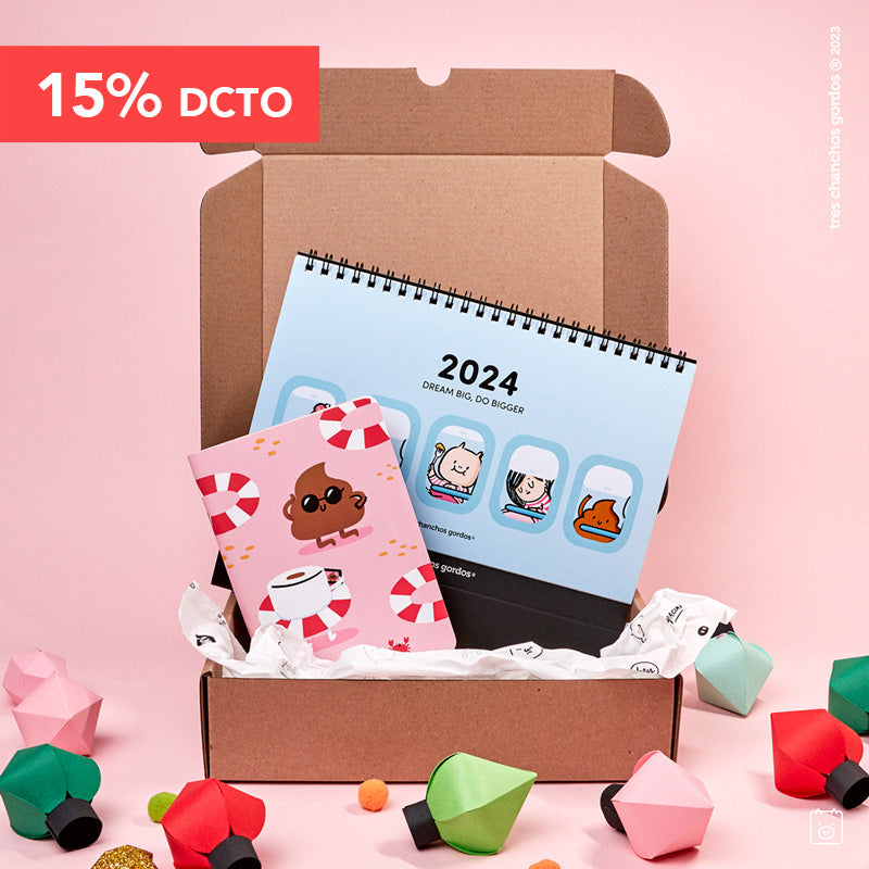Pack Elfo (Calendario de escritorio + libreta)