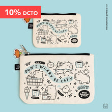 Pack estuches | Estuche midi + Estuche mini | Elige tu diseño | Capybara