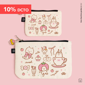 Pack estuches | Estuche midi + Estuche mini | Elige tu diseño | Coquette