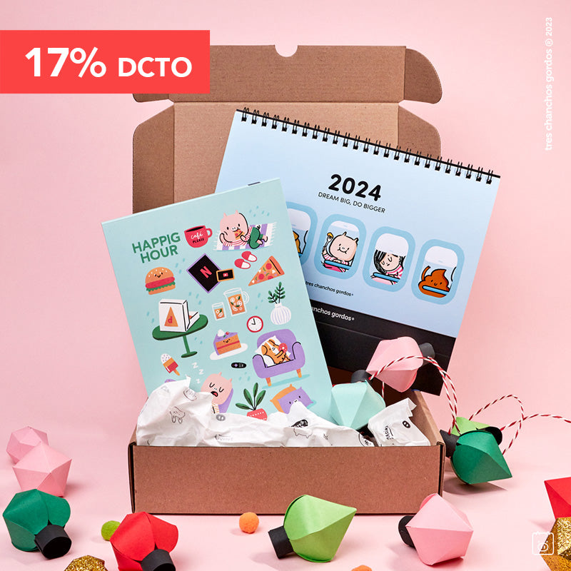 Pack Noel (Calendario de escritorio + bloc)