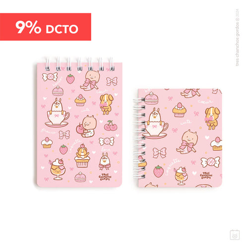 Pack pocket | Libreta A6 + libreta pocket | Elige tu diseño | Coquette