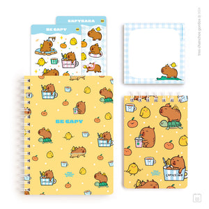 Pack A5 | Cuaderno + libreta + taco | Elige tu diseño | Capybara
