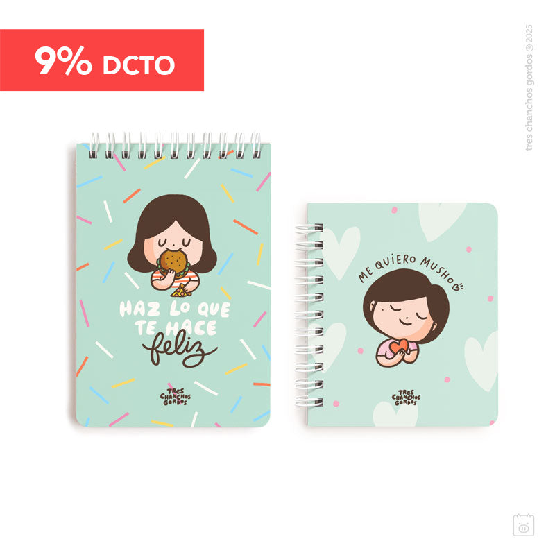 Pack pocket | Libreta A6 + libreta pocket | Moto