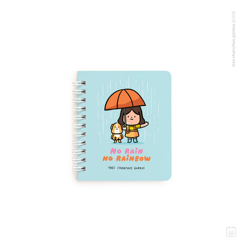 Libreta anillada pocket | Hojas avena | Good vibes