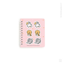Libreta anillada pocket | Hojas avena | Gatos