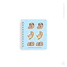 Libreta anillada pocket | Hojas avena | Perritos