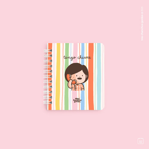 Libreta anillada pocket | Hojas avena | Chisme