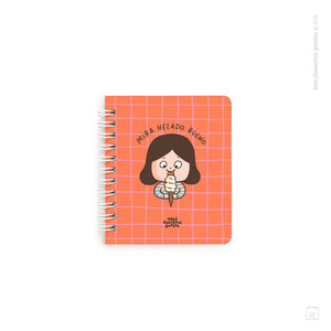 Libreta anillada pocket | Hojas avena | Helado bueno