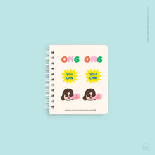 Libreta anillada pocket | Hojas avena | Good vibes