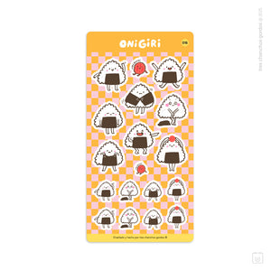 Lámina de stickers | Onigiri