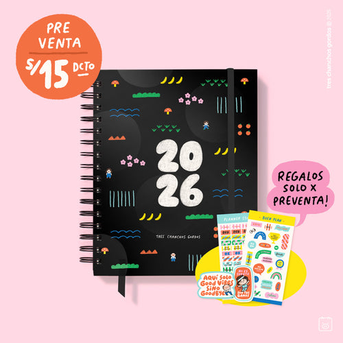 Agenda 2026 | Negra | ¡PREVENTA!