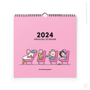 Pack Calendario de Pared 2024 (Agenda + calendario de pared)