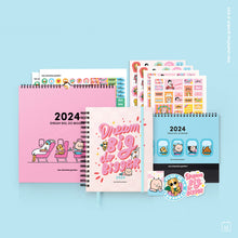 Pack Completo 2024 (Agenda + calendario de escritorio + de pared) ¡PREVENTA!