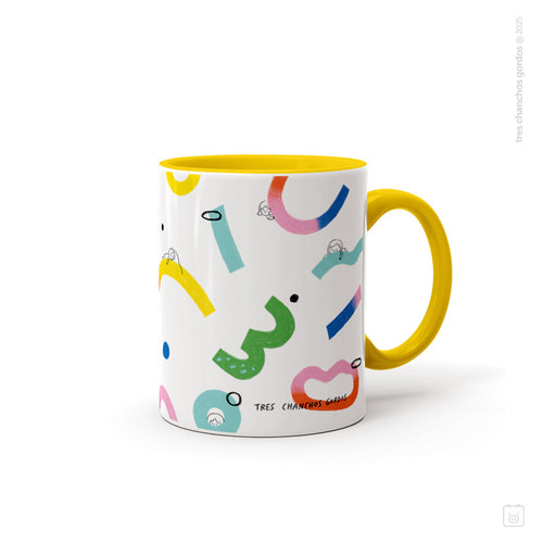 Taza de cerámica | 11 oz | Confetti