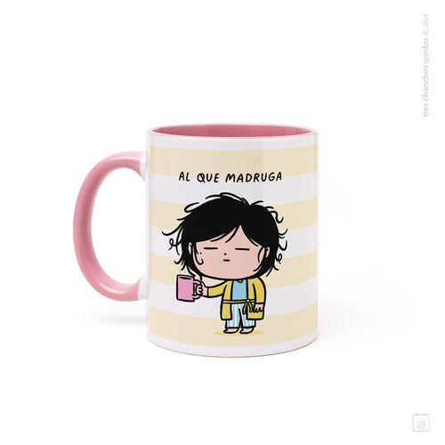 Taza de cerámica | 11 oz | Al que madruga