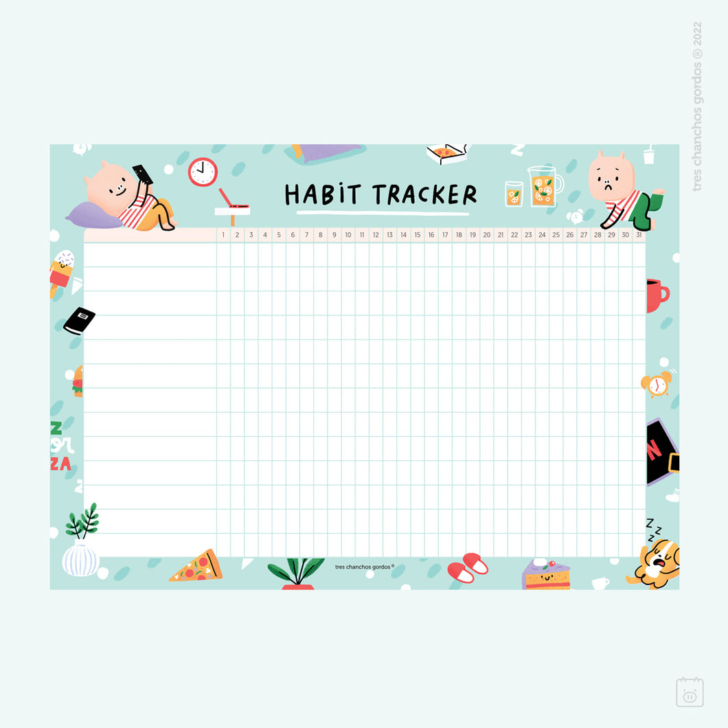 Descargable: Habit tracker Chancho