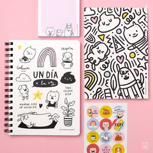 ¡REMATE! Láminas de stickers: Un día a la vez x 2