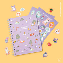 Láminas de stickers: No drama llama x 2