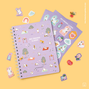 Láminas de stickers: No drama llama x 2