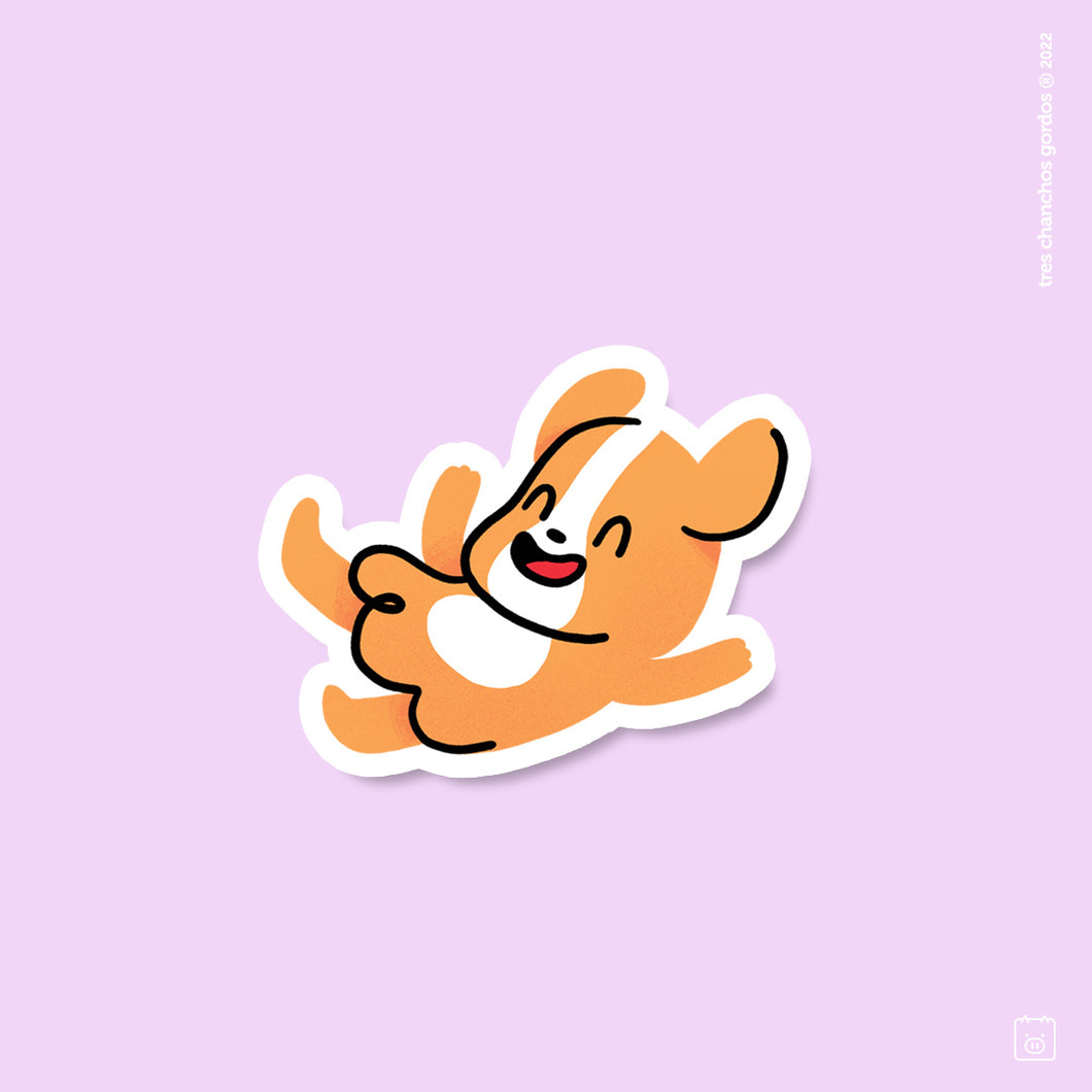 Sticker Cuy saltando