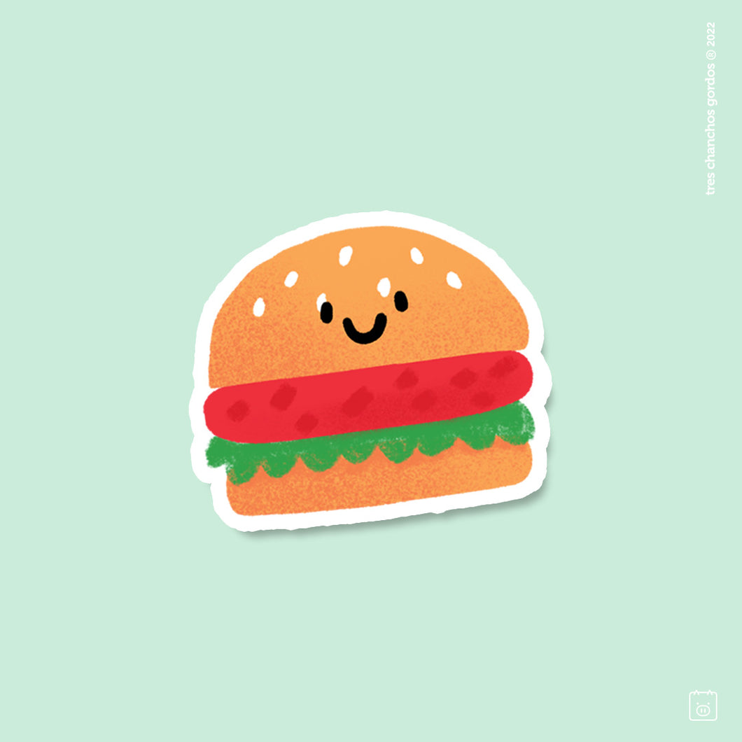 Sticker Hamburguesa
