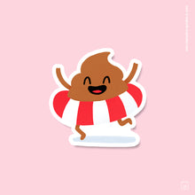 Sticker Poop salvavidas