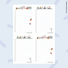 Descargable: Bloc de listas vertical