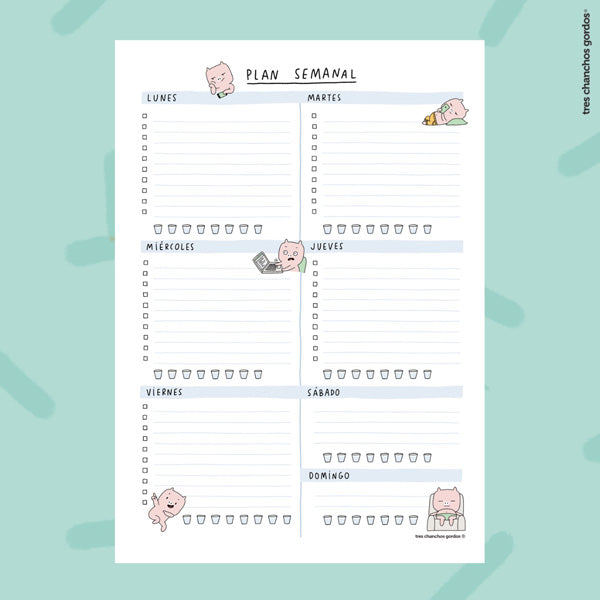 Descargable: Planificador semanal vertical